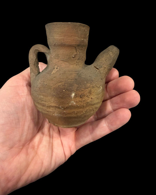 Ancient Holy Land Terracotta Pouring Vessel (c. 2000–1000 BCE)
