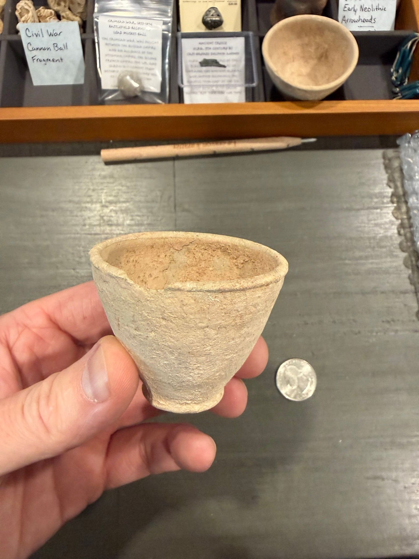 Ancient Holy Land Pottery Bowl – Near East, c. 2000–1000 BCE, Biblical Era Artifact